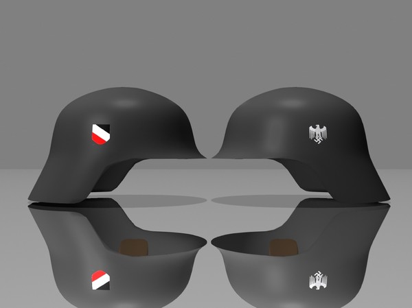 3d model helmets german army - Stahlhelms by jhthomas512