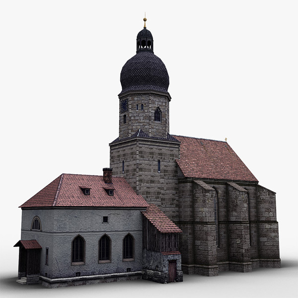 obj church chapel - Church 3 by bemola