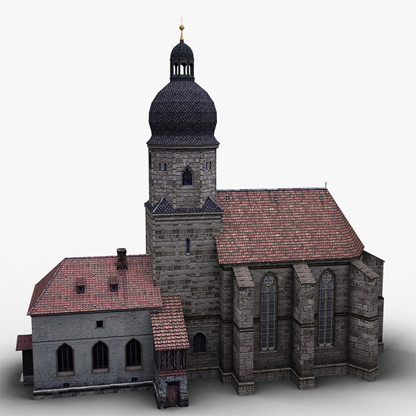obj church chapel - Church 3 by bemola