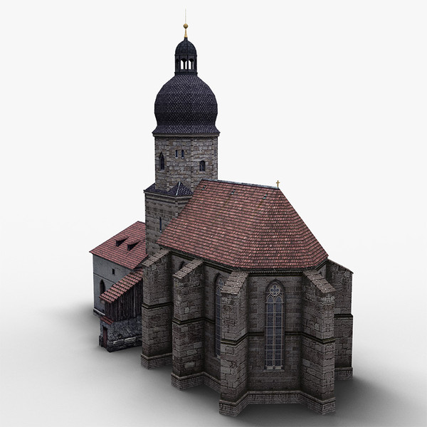 obj church chapel - Church 3 by bemola