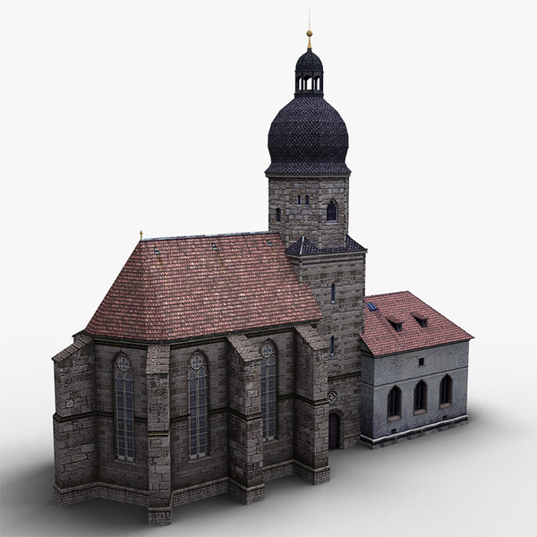 obj church chapel - Church 3 by bemola