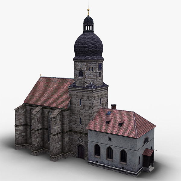obj church chapel - Church 3 by bemola