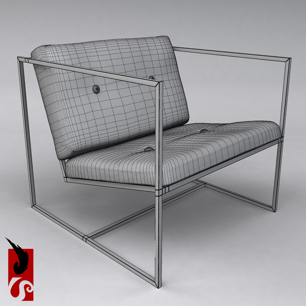 3d sofa chair 001 model - Sofa Chair 001 by IllumeStudio