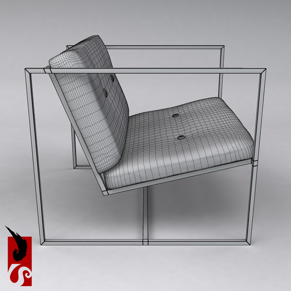 3d sofa chair 001 model - Sofa Chair 001 by IllumeStudio