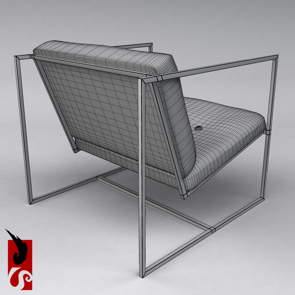 3d sofa chair 001 model - Sofa Chair 001 by IllumeStudio