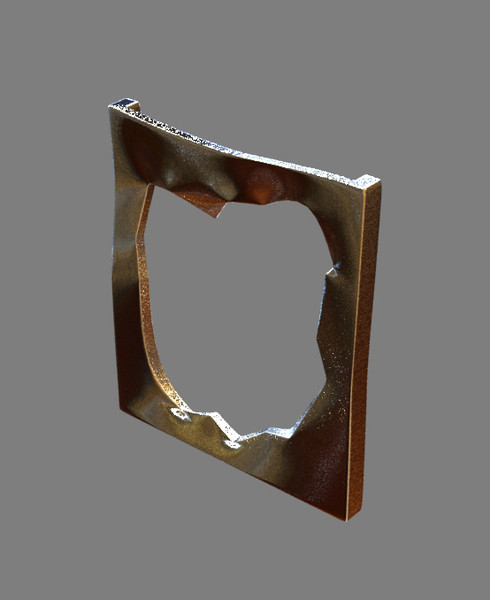 broken wall 3d model - Broken Wall by dentonvanzan
