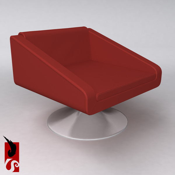 sofa chair 002 3d model - Sofa Chair 002 by IllumeStudio