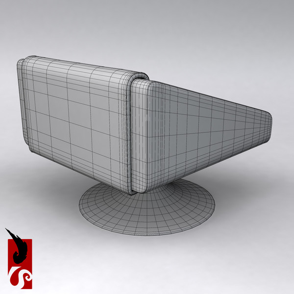 sofa chair 002 3d model - Sofa Chair 002 by IllumeStudio