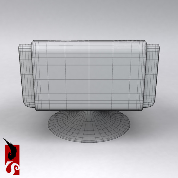 sofa chair 002 3d model - Sofa Chair 002 by IllumeStudio