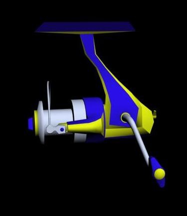 3d fishing reel model - Fishing Reel by MUROGUE