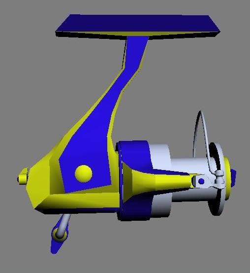 3d fishing reel model - Fishing Reel by MUROGUE