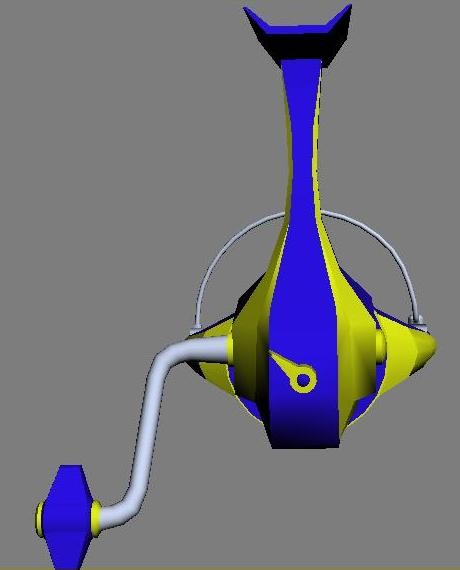3d fishing reel model - Fishing Reel by MUROGUE