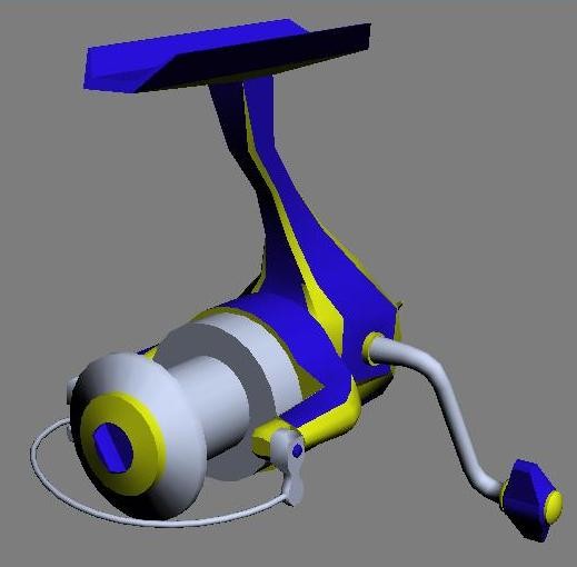 3d fishing reel model - Fishing Reel by MUROGUE