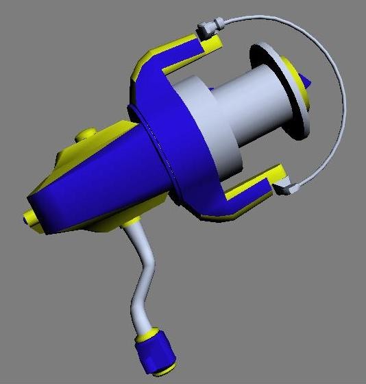 3d fishing reel model - Fishing Reel by MUROGUE