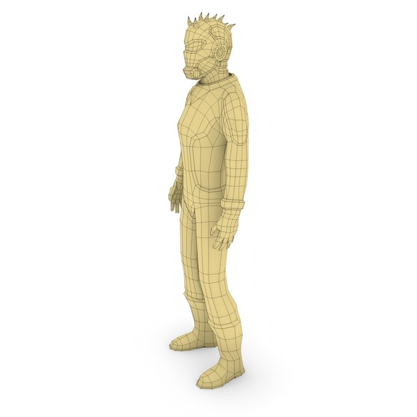 maya character evil - Evil Character Lowpoly by janculits
