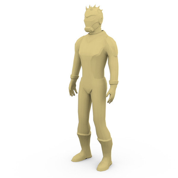 maya character evil - Evil Character Lowpoly by janculits