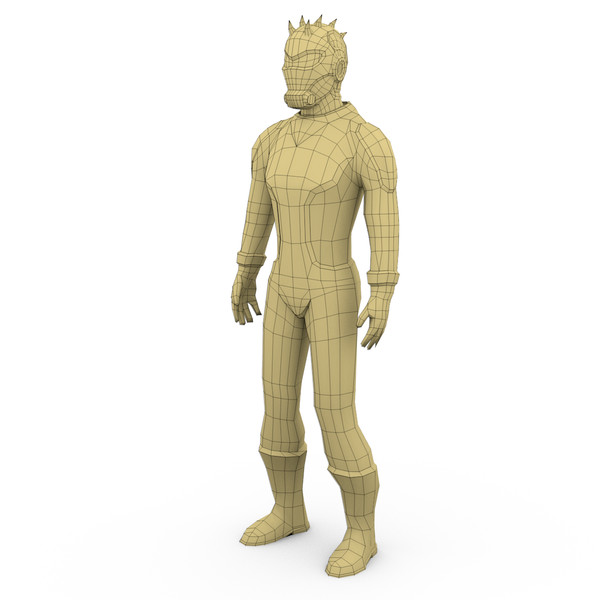 maya character evil - Evil Character Lowpoly by janculits