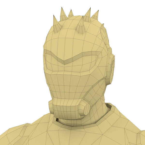 maya character evil - Evil Character Lowpoly by janculits