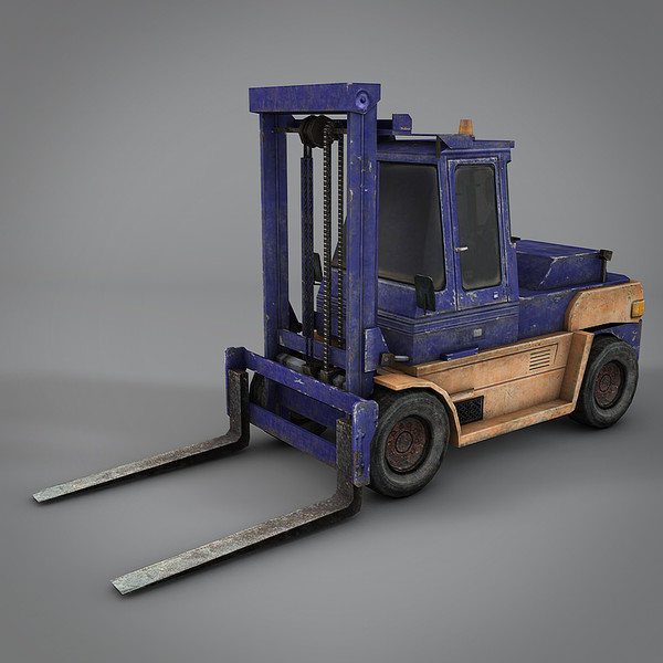 maya forklift lift - Forklift by NesAn Studio