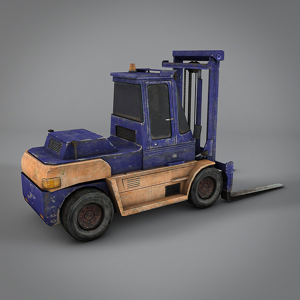 maya forklift lift - Forklift by NesAn Studio