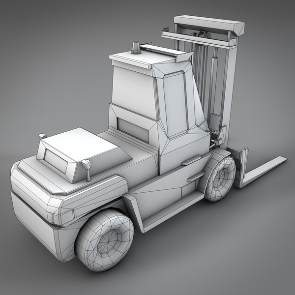 maya forklift lift - Forklift by NesAn Studio
