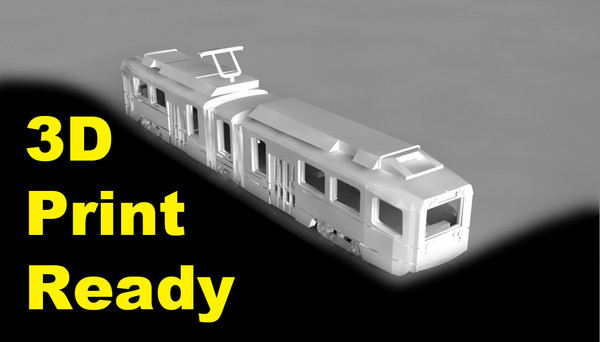 free rapid prototyping 3d model - tram by marilin82