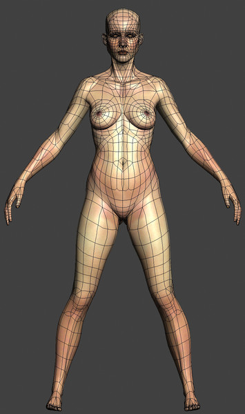 3d model julia rigged expressions - Julia by alfa tri delta 