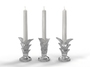 3d lalique candlestick
