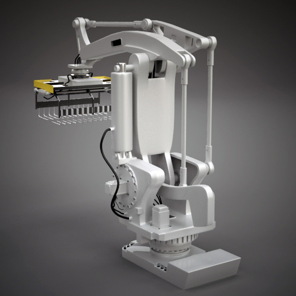 3d model industrial robot - Palletizer Robot by QLEE