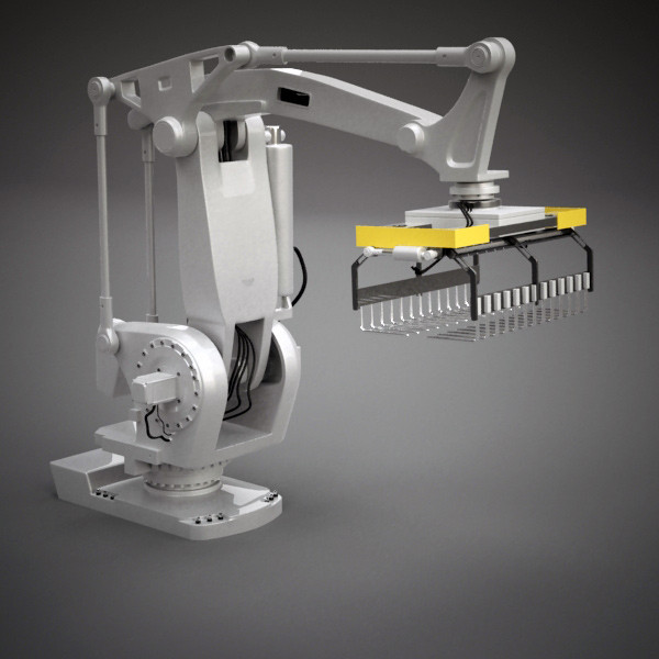 3d model industrial robot - Palletizer Robot by QLEE