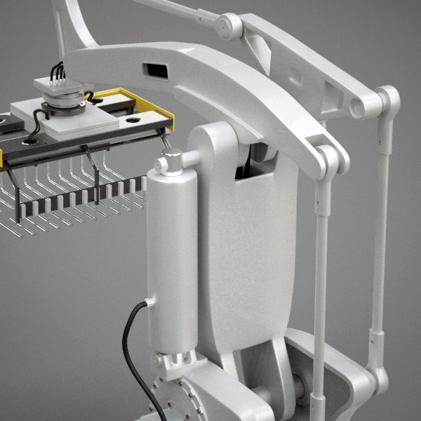 3d model industrial robot - Palletizer Robot by QLEE