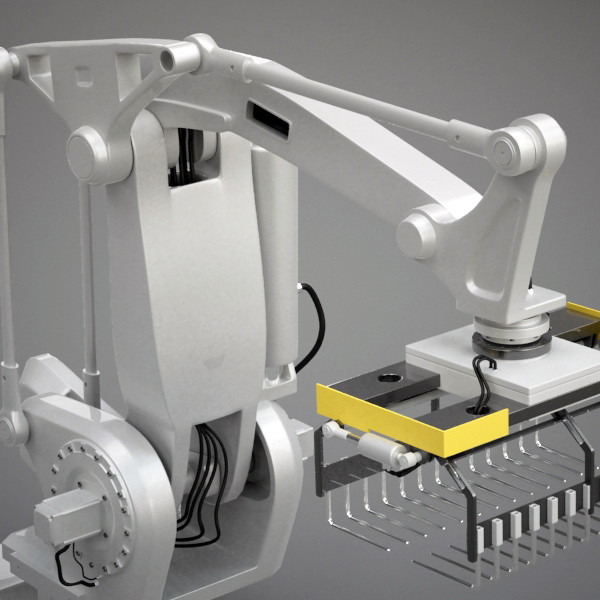3d model industrial robot - Palletizer Robot by QLEE