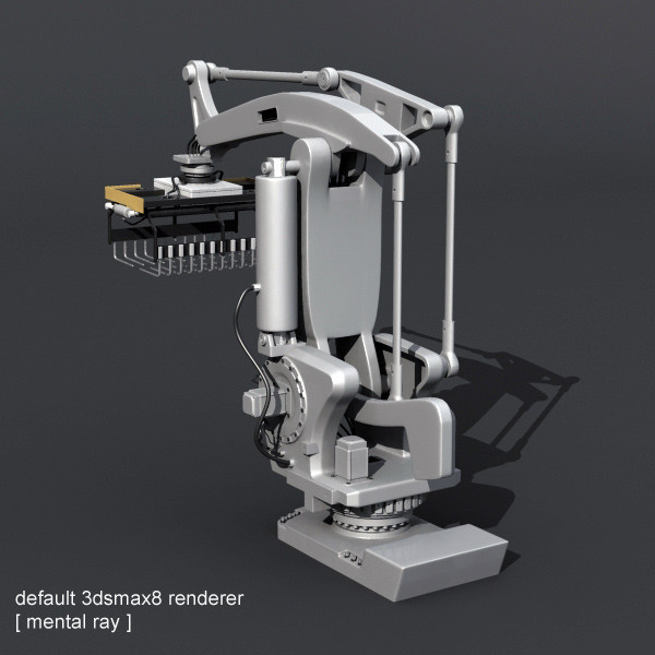 3d model industrial robot - Palletizer Robot by QLEE