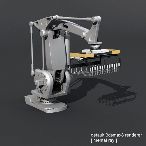 3d model industrial robot - Palletizer Robot by QLEE