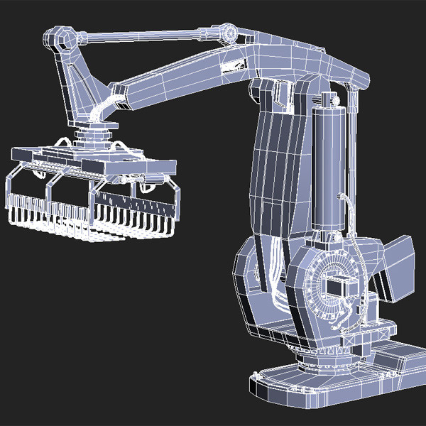 3d model industrial robot - Palletizer Robot by QLEE