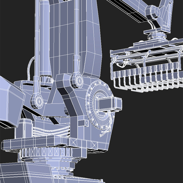3d model industrial robot - Palletizer Robot by QLEE