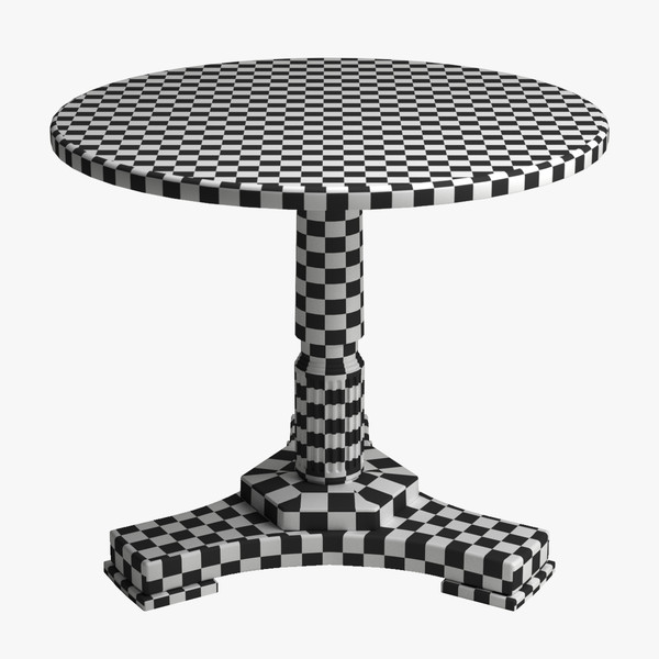 classical table 3d max - Classical Round Table by arch.3d