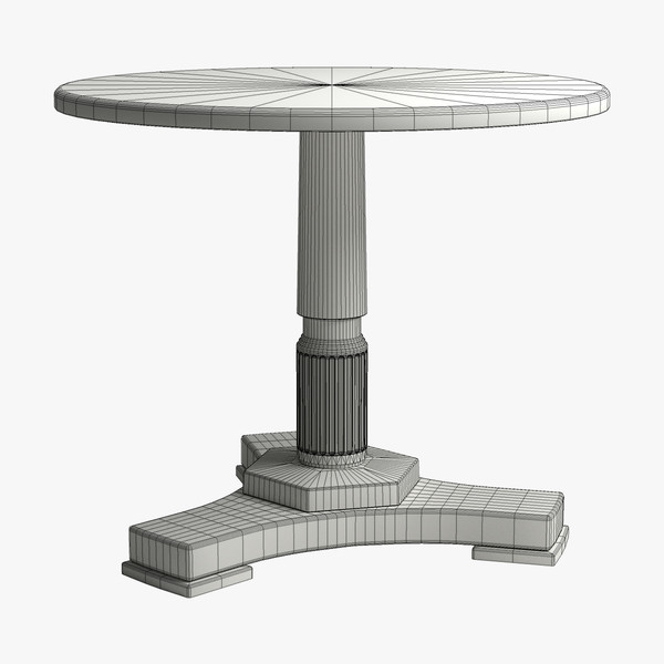 classical table 3d max - Classical Round Table by arch.3d