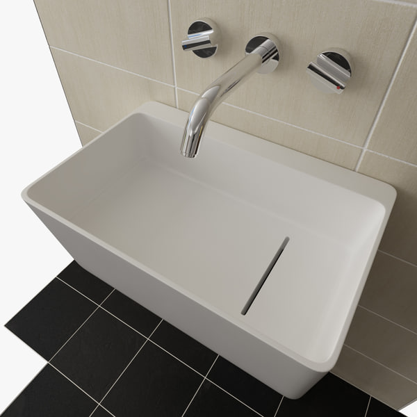 3ds max contemporary bathroom set - Bathroom Set 02 by Robkius