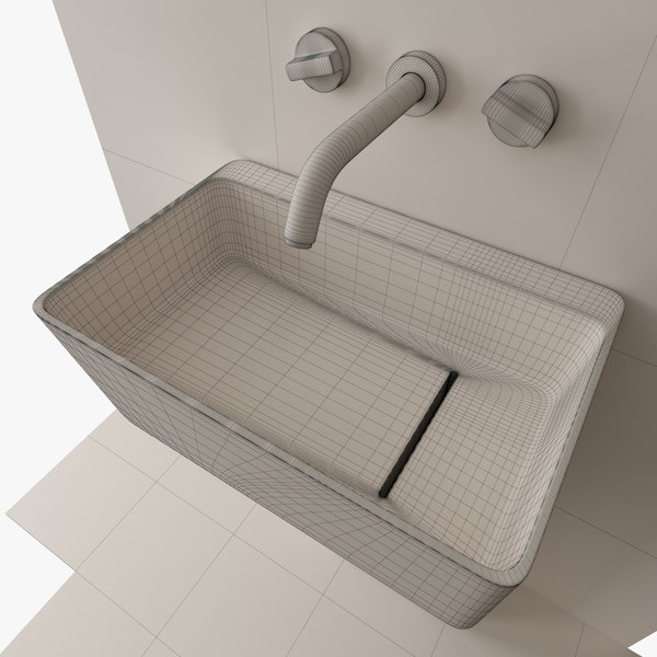 3ds max contemporary bathroom set - Bathroom Set 02 by Robkius