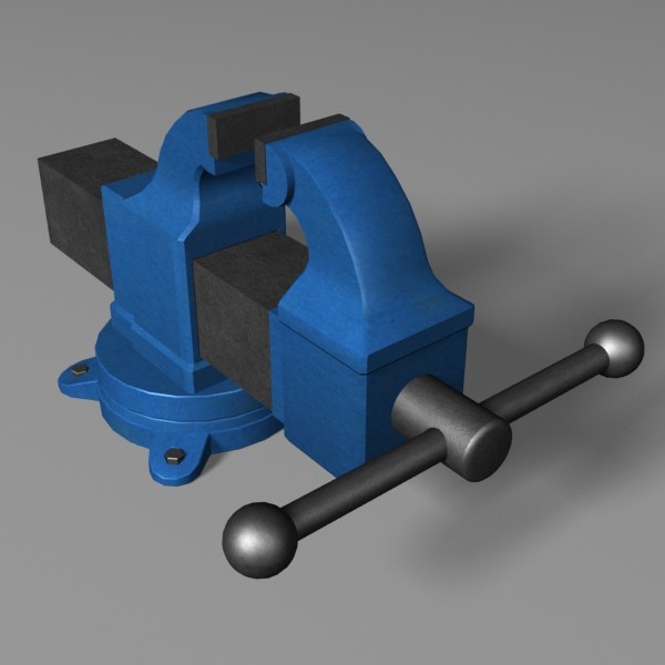 vise clamp tool 3d max - Vise by mostlysquare