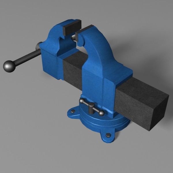 vise clamp tool 3d max - Vise by mostlysquare