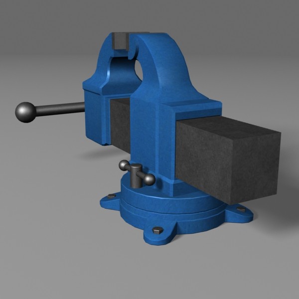 vise clamp tool 3d max - Vise by mostlysquare