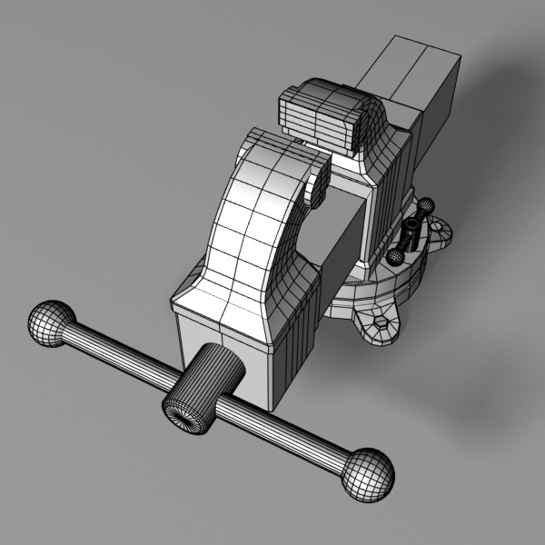 vise clamp tool 3d max - Vise by mostlysquare