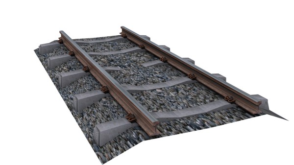 3ds max turkey speed railway - High Speed Railway by oguz33