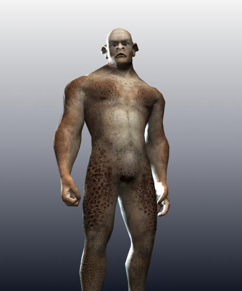 free rigged orc character 3d model - Orc by Novator666