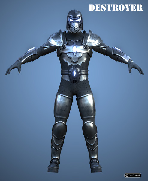 collections knight rigged 3d max - Gin3d Collections by gin3d