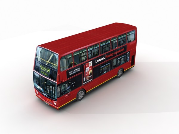3d london bus model - London Bus by yusuf joher taherali