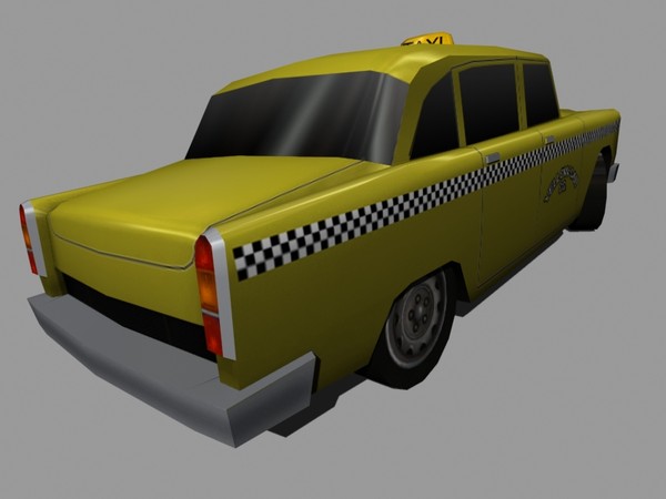 3d model checker marathon taxi - Checker Marathon Taxi Cab by mk2design