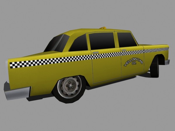 3d model checker marathon taxi - Checker Marathon Taxi Cab by mk2design